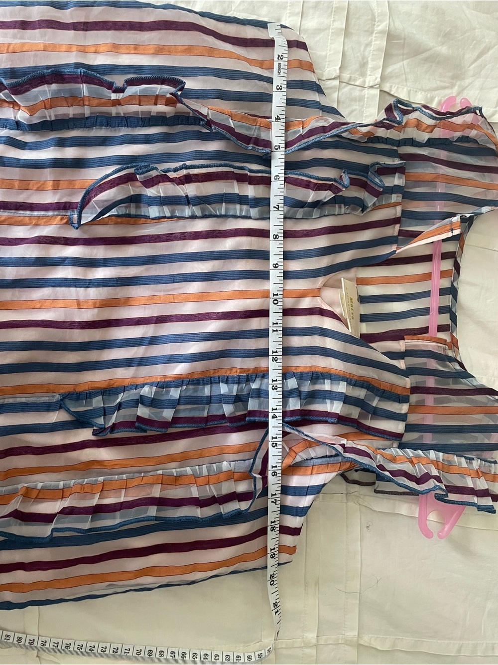Maeve Anthropologie taffeta ruffle shirt - Picture 4 of 6
